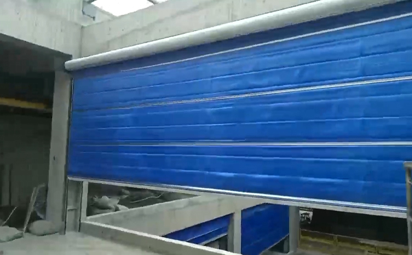 大型物流园区完成大通防火门整体安装工程