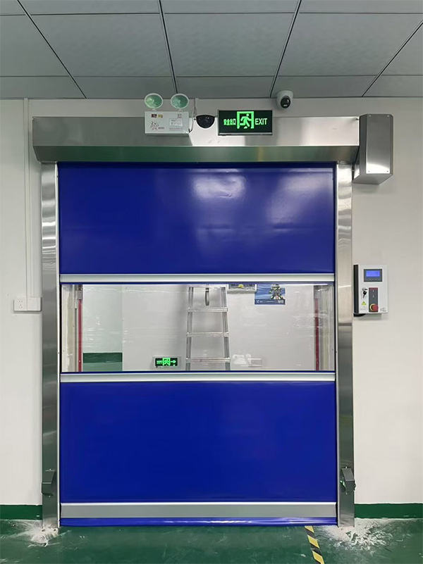 大通快速大通卷帘门在冷链物流仓储区的应用实践